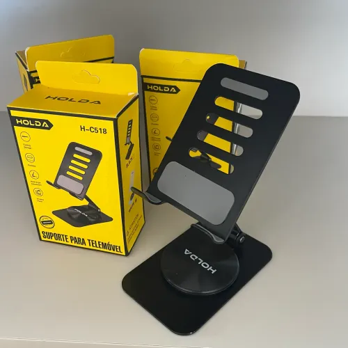 Suporte de Mesa para Celular HOLDA H-C518 - Dobrável e Ajustável