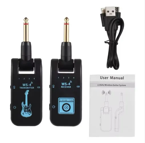 Transmissor sem fio profissional para instrumentos