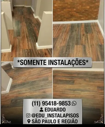 Pisos laminado, vinilico e carpetes