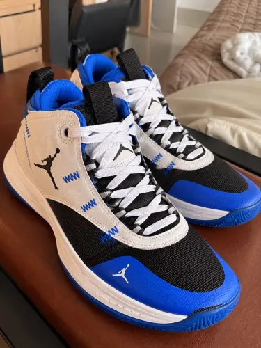 Air Jordan Jumpman 2020 Racer Blue - Azul, Preto e Branco | Pouco Uso
