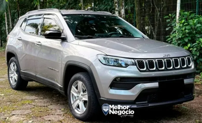 Jeep Compass Sport T270 1.3 TB Flex Aut. 2022 Prata