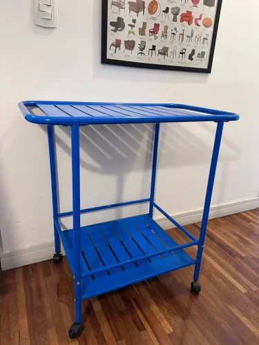 Carrinho multiuso azul