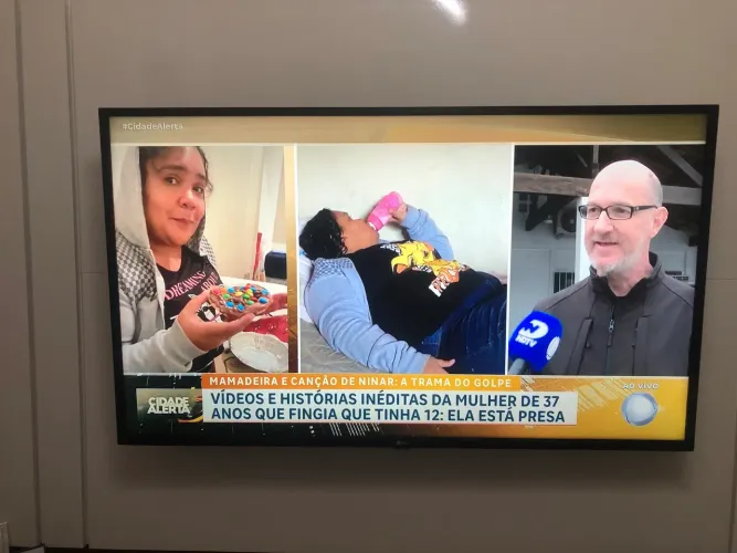 Smart tv 4K de 50 polegadas 