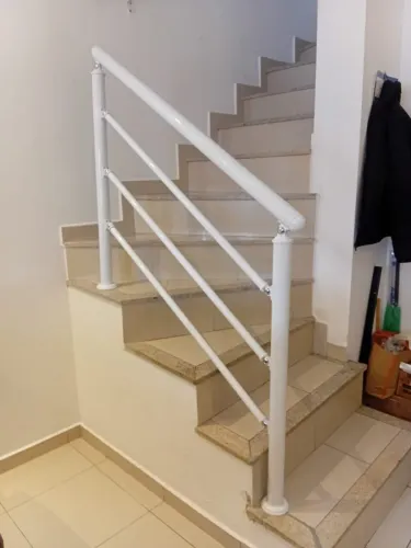 Guarda corpo e corrimão para escada