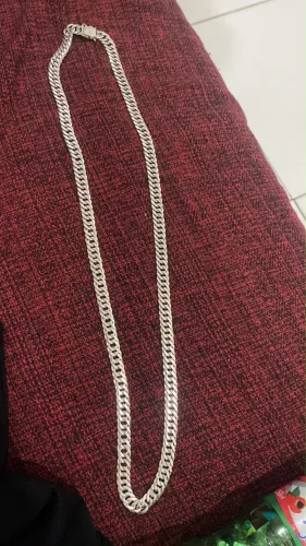 Corda e pulseira de prata