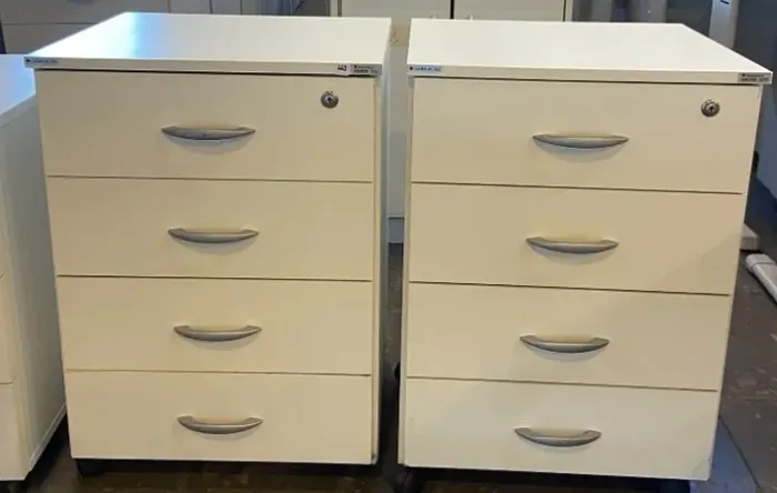 Gaveteiro Branco - Gebb Work