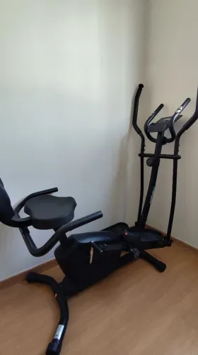 Elíptico e Bicicleta Ergométrica 2 em 1 (extremamente novo)