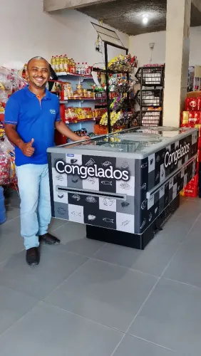 ILHA DUPLA AÇÃO 2 METROS 568 LITROS COM ILUMINAÇÃO DE LED FRICON 