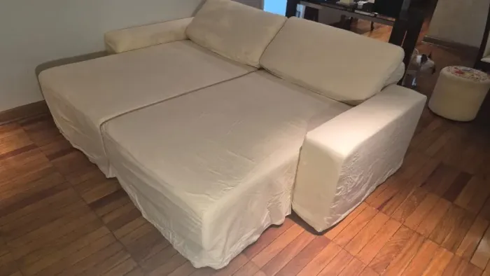 Sofá Chaise Retrátil - Vira Cama de Casal (1,90 x 2,30m)
