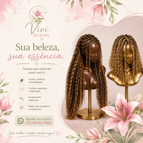 Tranças Box Braids Penteados Diversos personalizado em Salvador