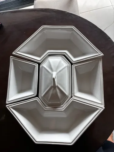 Petisqueira grande Cerâmica 5 peças 
