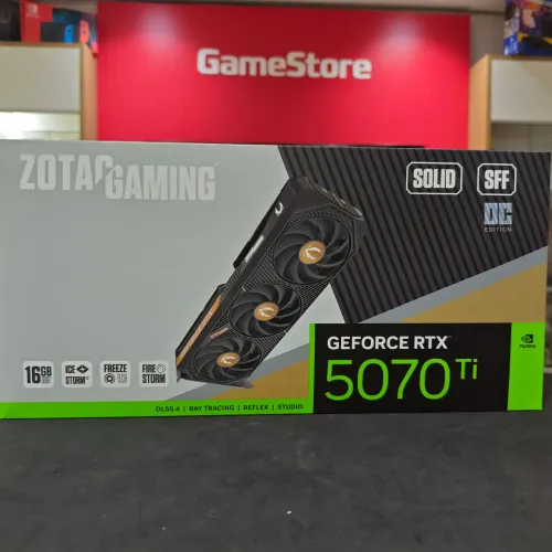 Rtx 5070 ti Zotac Solid OC, loja física Retire hoje mesmo