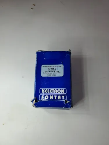 Transformador de Áudio - trafo de linha - da marca Keletron Fontat, Modelo S 2/15