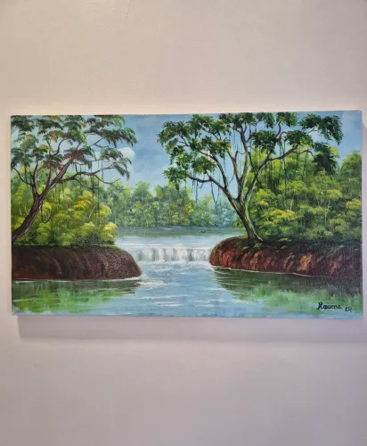 Pintura Óleo sobre tela - Natureza
