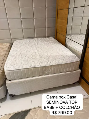 Cama Box Casal SEMINOVA - ENTREGO