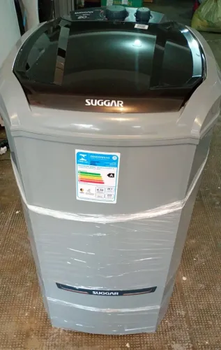 Lavadora de Roupas Suggar 20kg 6 Programas de Lavagem Branca Lavamax Eco LE2001BR