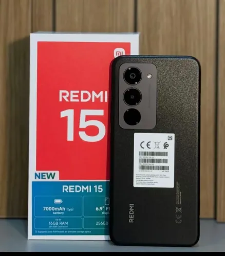 Xiaomi Redmi 15 128GB 6GB -- Preto ( Lacrado Original com Garantia e Nota )