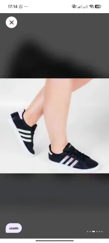 Tênis Adidas Unissex Courtpoint Preto Gold Tamanho 38