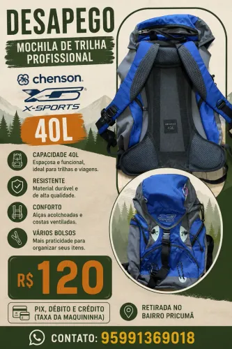 Mochila de trilha 