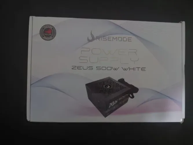 Fonte Rise Mode Zeus 500W (Aprovada Teclab) - Na Caixa, Excelente Estado!