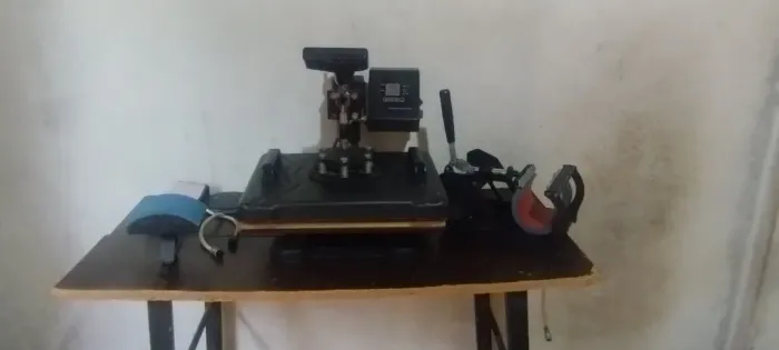 Prensa Térmica Sublimação 8 em 1 Plana Camiseta Caneca Boné Prato