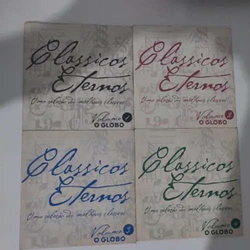 Coleção 4 CDs Clássicos Eternos Jornal O Globo Completa - Beethoven Mozart Bach Chopin