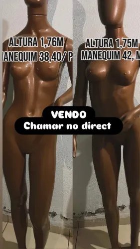2 manequins feminino corpo inteiro
