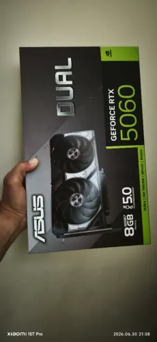 Vende novo lacrado ASUS Dual GeForce RTX? 5060<br>