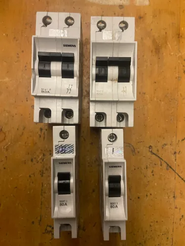 Disjuntor Siemens 80A mono e bipolar