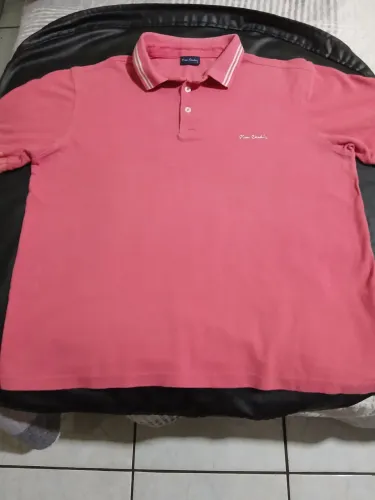 CAMISA PIERRE CARDIN ROSA EM ÓTIMO ESTADO tam G