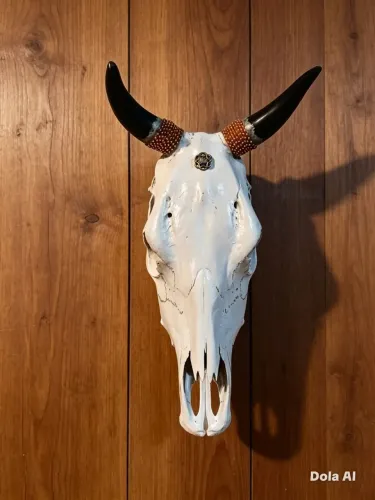 Cranio de boi Decorativo