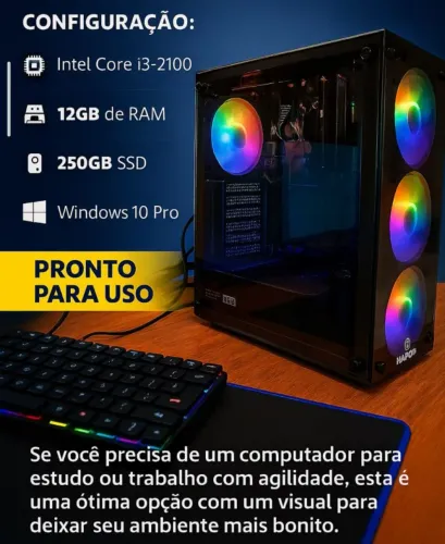 Pc para estudo e trabalho