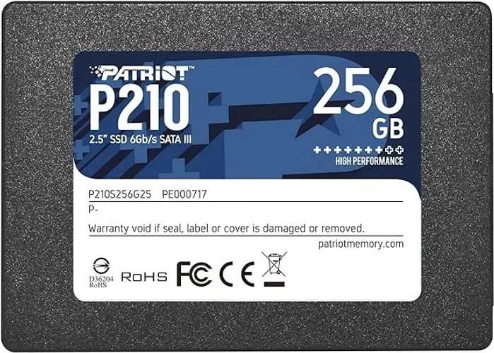 SSD Patriot 256GB P210 2.5'' SATA III
