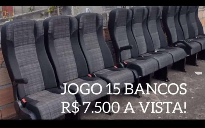 Bancada de 15 bancos da van sprinter