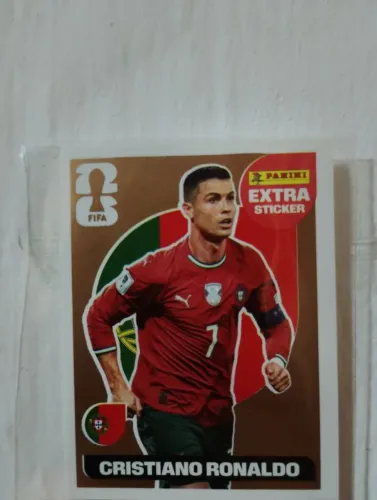 Figurinha do Cristiano Ronaldo Panini bronze