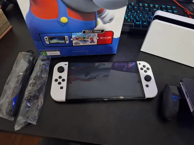 Nintendo Switch Oled Bundle Super Mario Bros Wonder