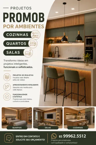 Do Projeto à Fabricação: Móveis Planejados Sob Medida para Seu Ambiente