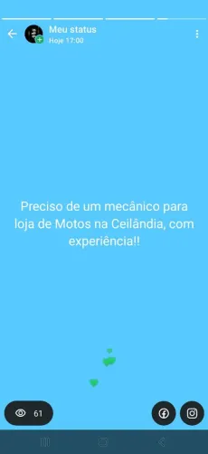 Contrata se Mecânico para loja de moto