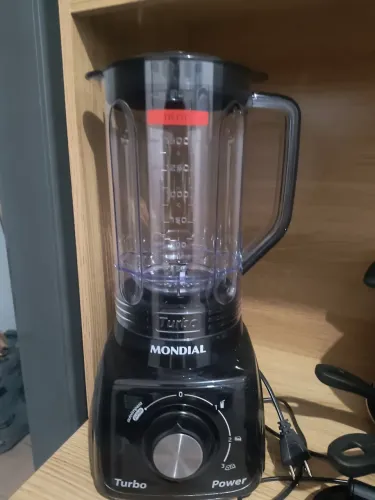 Liquidificador com Filtro Mondial L99 FB 500W 2.2L Preto 127V