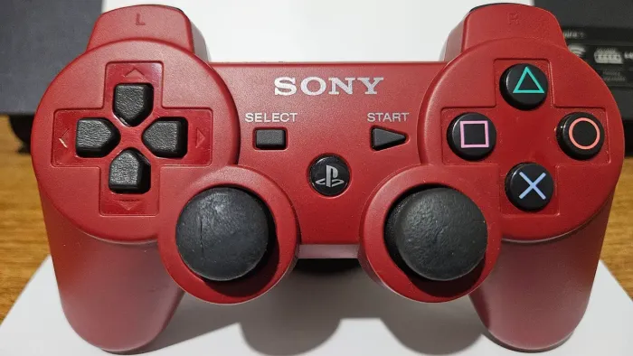 Controle de ps3 original Scarlet Red