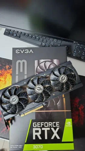RTX 3070 EVGA XC3 Ultra Placa Top!!! Performance Máxima em 1440p!! 10x SEM JUROS