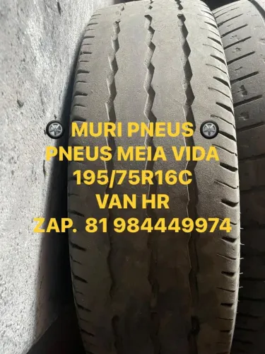 PNEUS 195/75R16C  PNEU 195/75R16C  p/ CARGO de 8 LONAS P/ HR & VAN