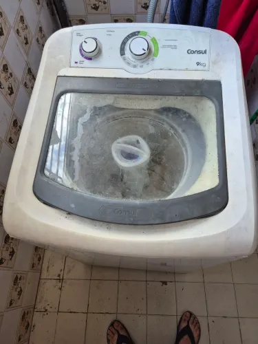 Máquina de lavar 9 kg consul - Retirada de peças