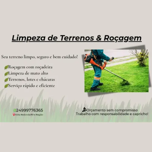 Limpeza de Terrenos e Roçagem | Volta Redonda e Região 