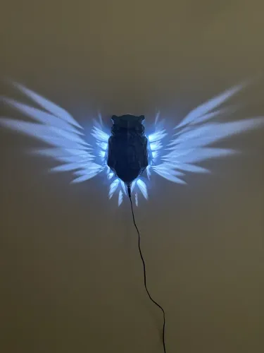 Luminária Coruja em impressão 3D