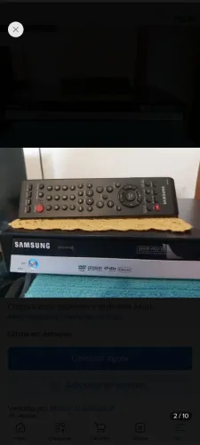 Gravador de Dvd Sansung, Controle Remoto Orginal, Necesita Pequenos Reparos.