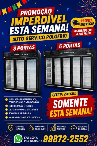 Auto serviço pra frios e lacticínios novos pronta entrega 