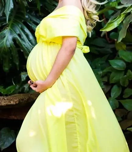 Vestido para ensaio gestante