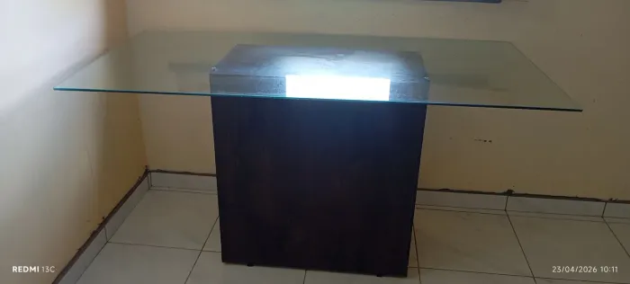 Mesa de vidro 6 lugares
