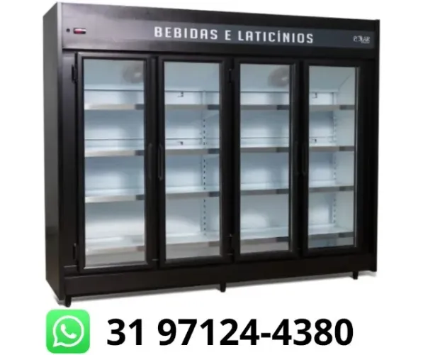 Geladeira Expositora Refrigerada 4 Portas Polar